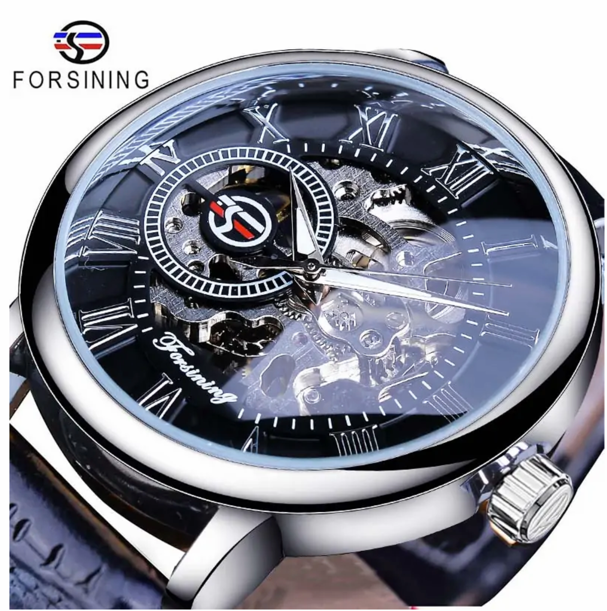 Orologio da uomo elegante con quadrante classico