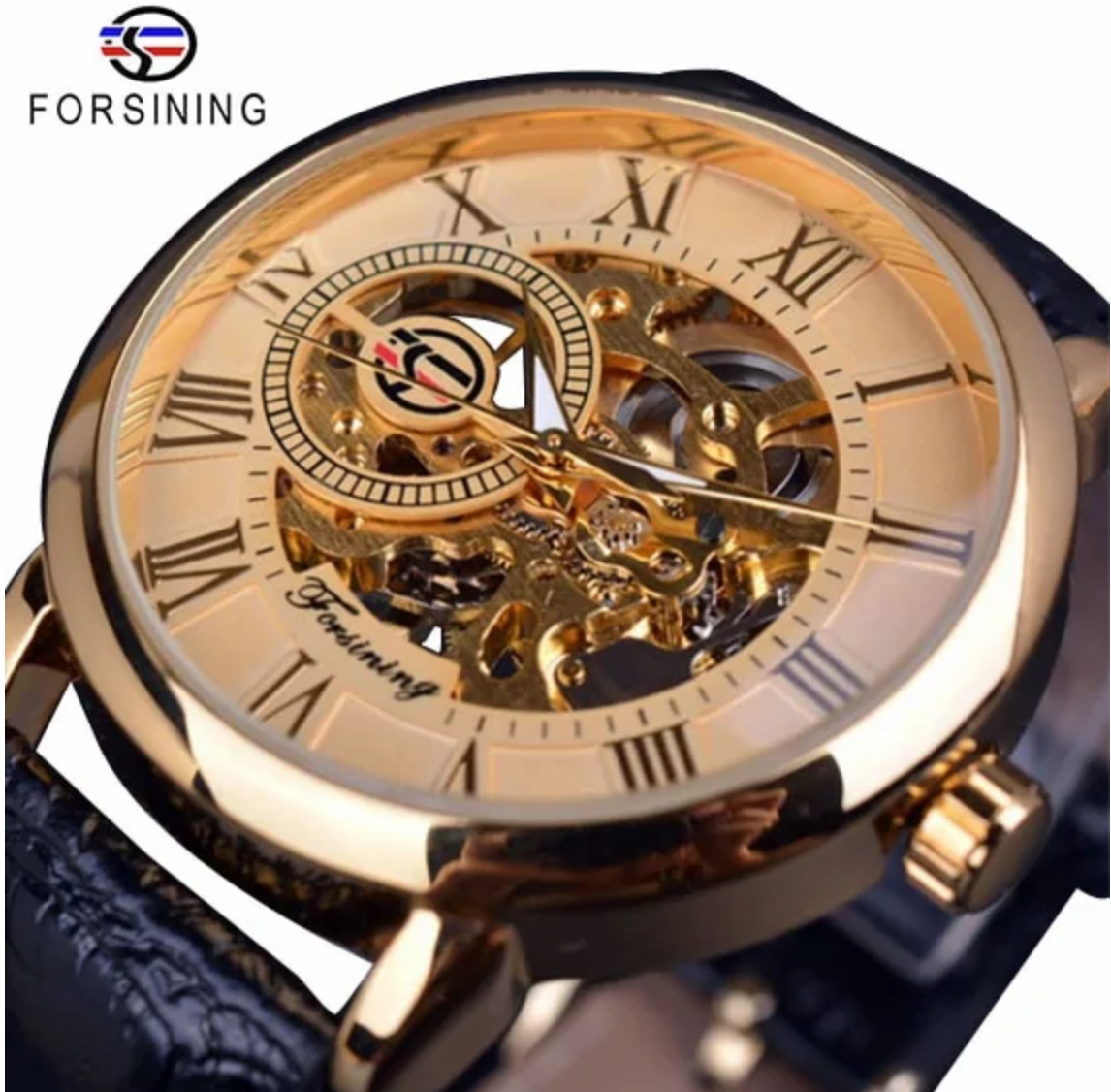Orologio da uomo elegante con quadrante classico
