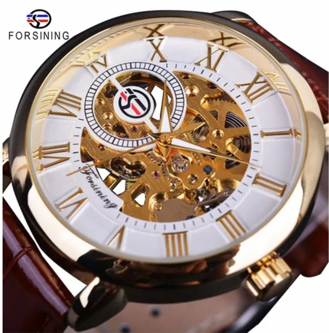 Orologio da uomo elegante con quadrante classico