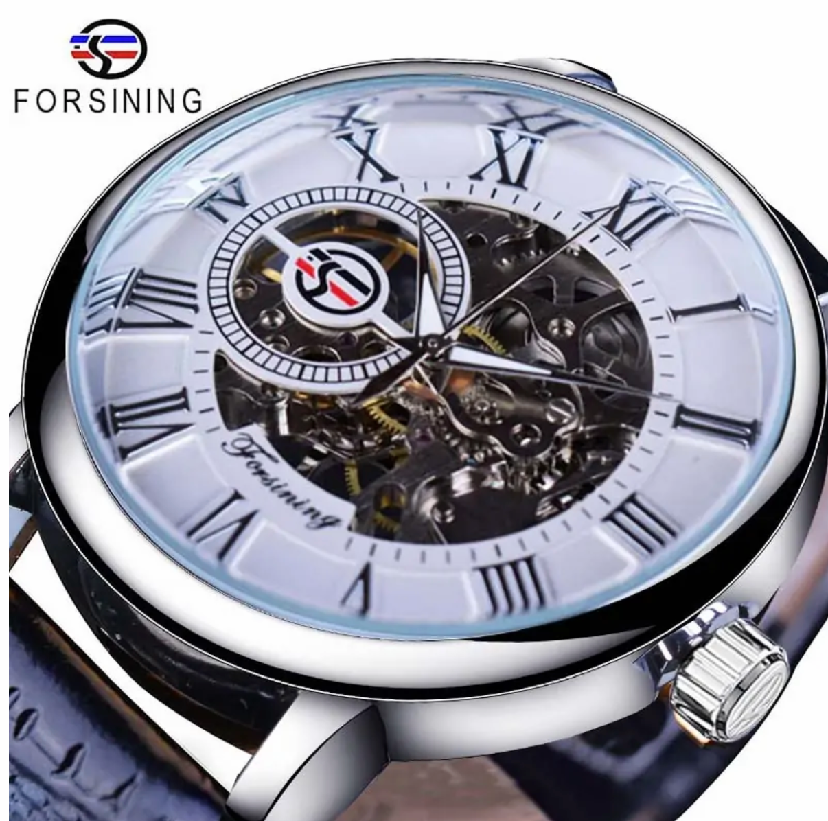 Orologio da uomo elegante con quadrante classico