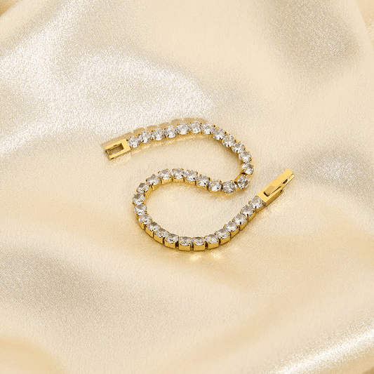 Bracciale elegante con zirconi