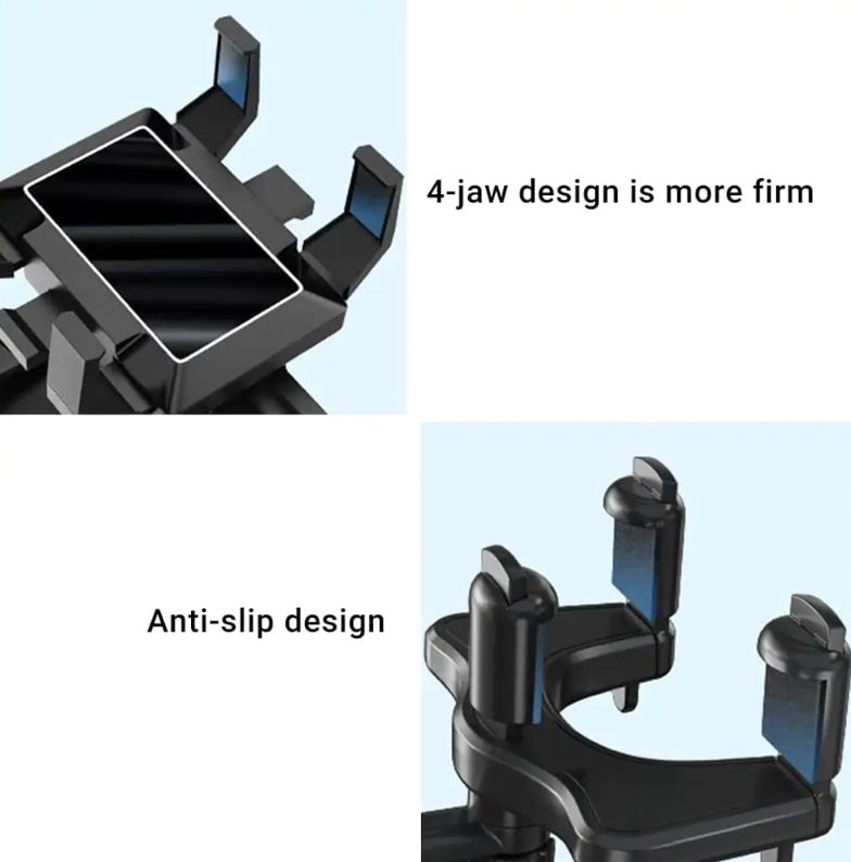 Supporto auto per smartphone con rotazione a 360 gradi