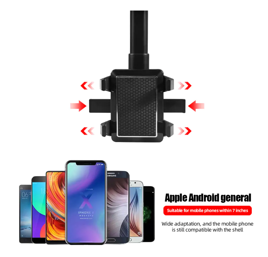 Supporto auto per smartphone con rotazione a 360 gradi