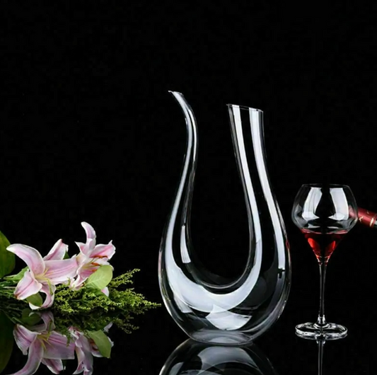 Decanter per vino a U in cristallo da 1500 ml