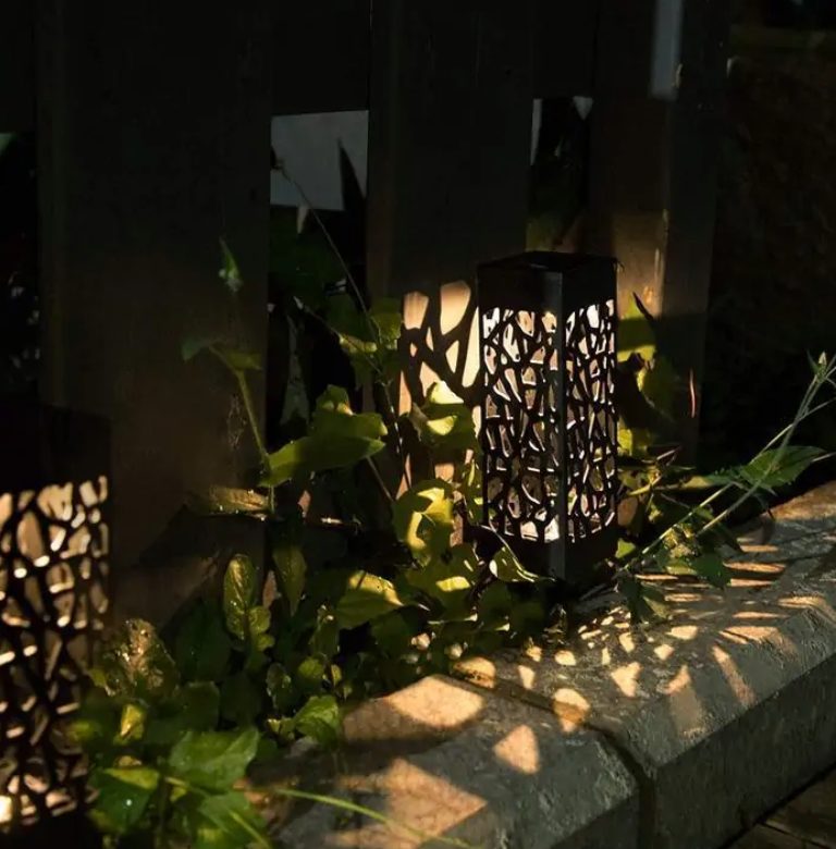 Lampada solare da giardino impermeabile stile vintage