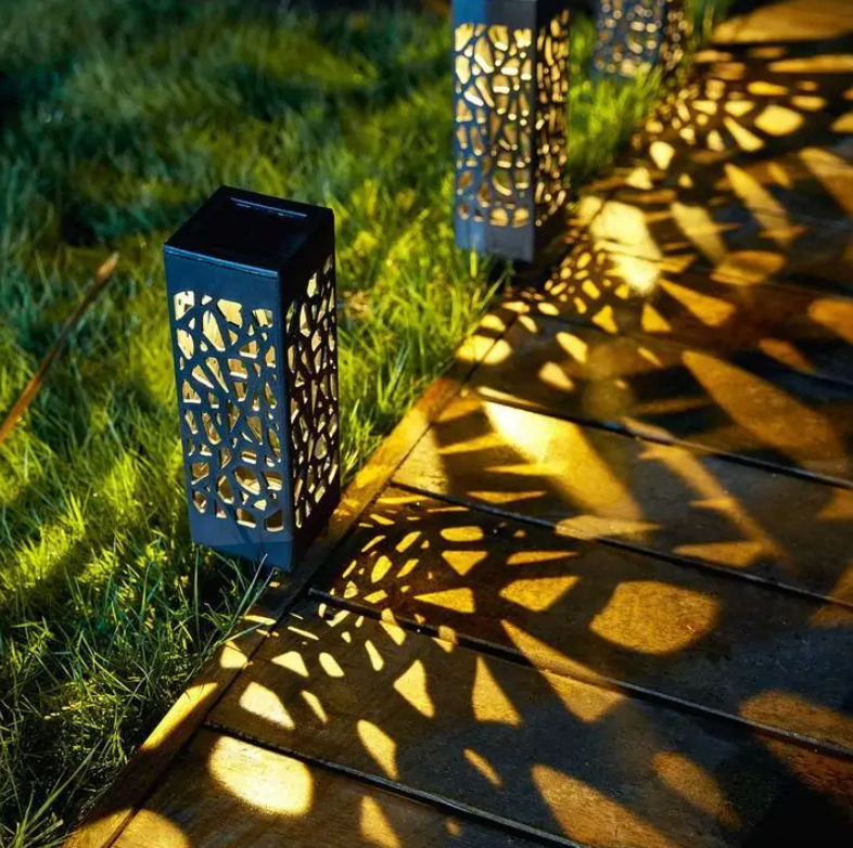 Lampada solare da giardino impermeabile stile vintage