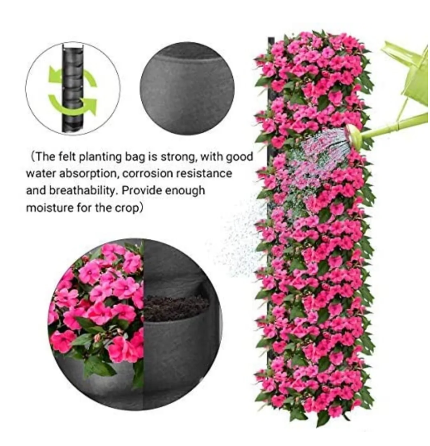 Vasi verticali sospesi per giardino e balcone