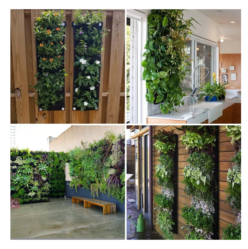 Vasi verticali sospesi per giardino e balcone