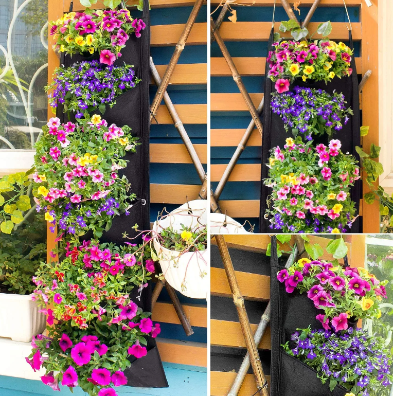 Vasi verticali sospesi per giardino e balcone