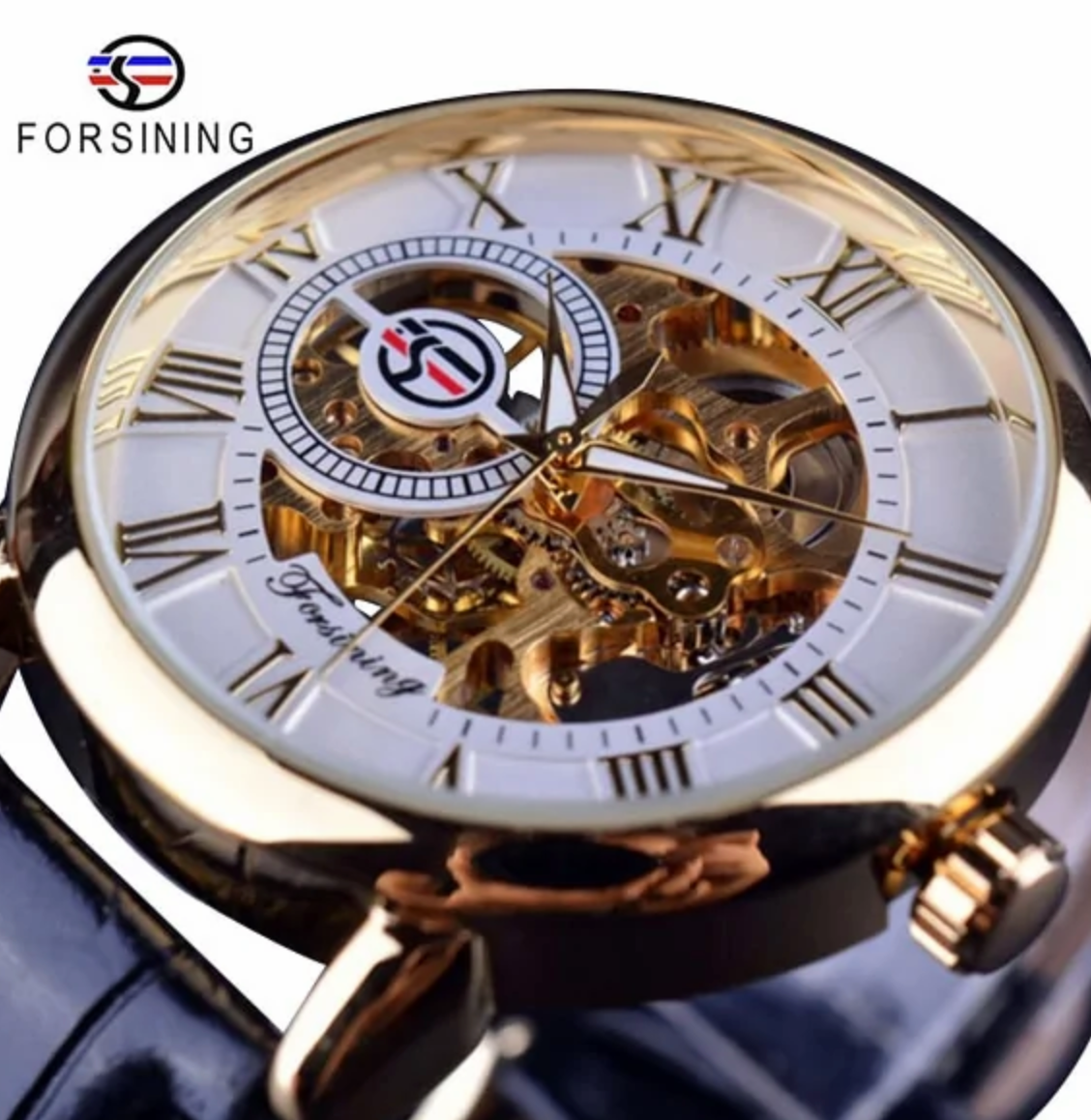 Orologio da uomo elegante con quadrante classico