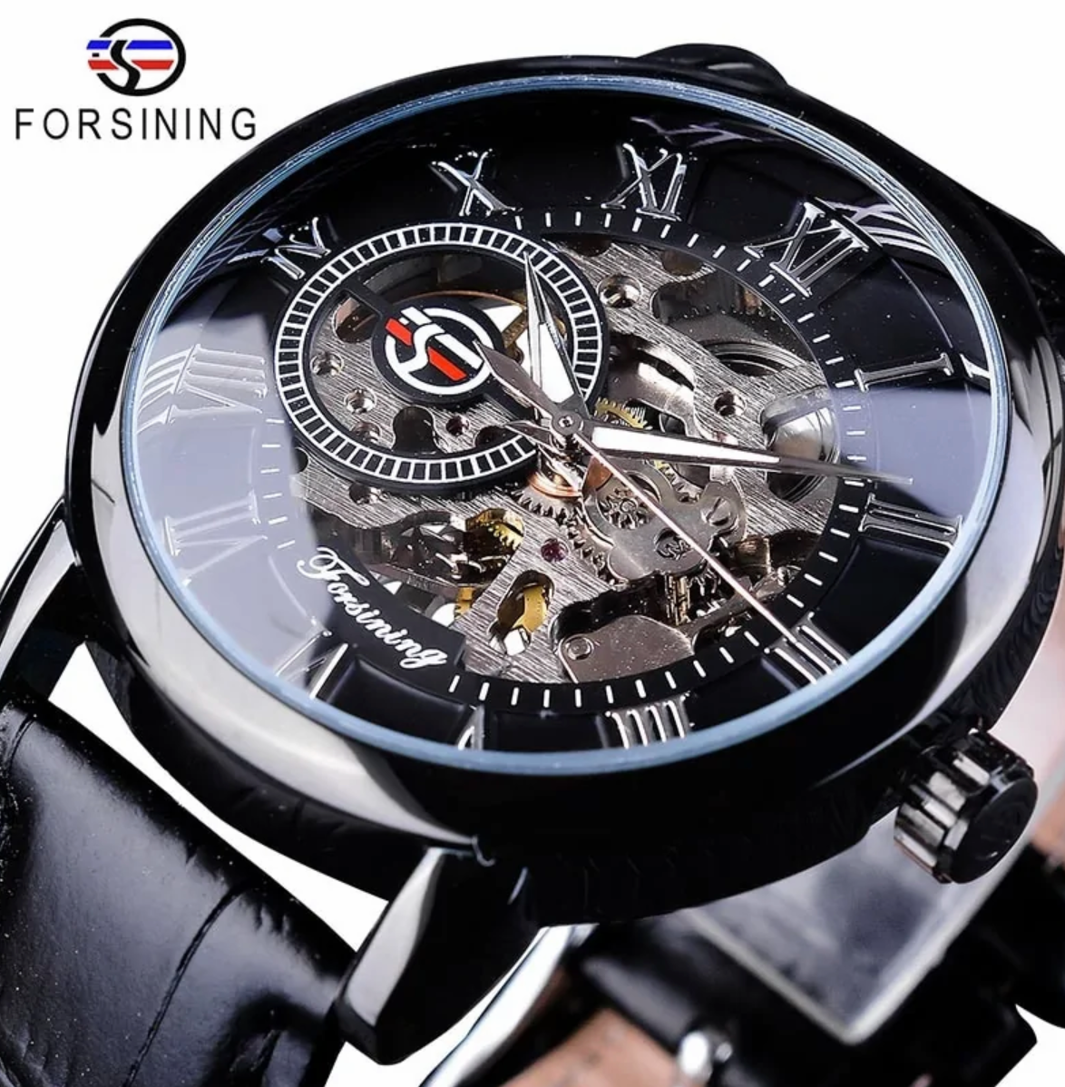 Orologio da uomo elegante con quadrante classico