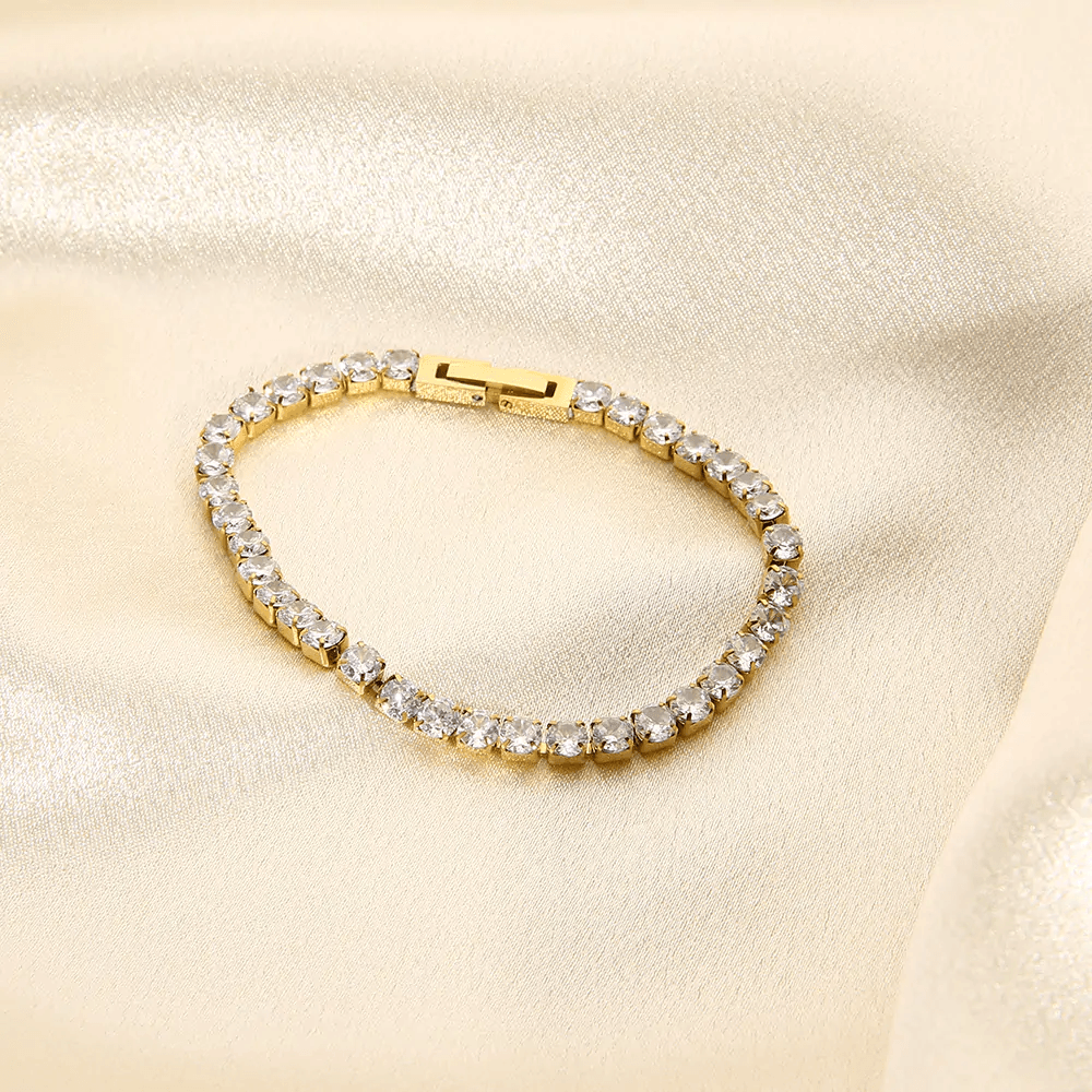 Bracciale elegante con zirconi