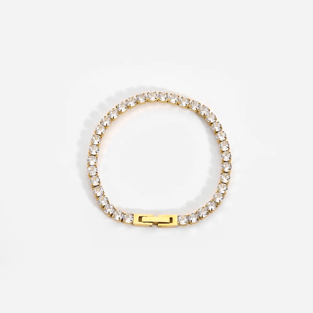Bracciale elegante con zirconi